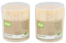 Zdjęcie produktu Wykałaczki drewniane bambusowe 2 x 500 szt.