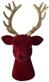 glowa-renifera-burgundowa-welurowa-mala
