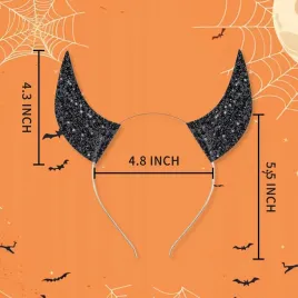 opaska-rogi-diabla-czarne-brokatowe-unisex-halloween-3-sztuki