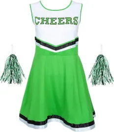 kostium-cheerleaderki-zielony-z-pomponami-przebranie-na-halloween-rozmiar-s