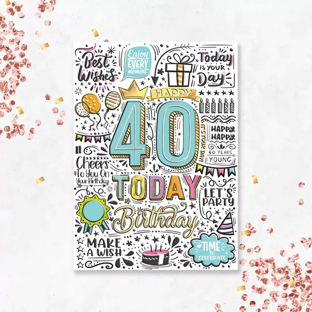 karnet-na-40-urodziny-graffiti