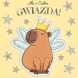 karnet-urodzinowy-kapibara-gwiazda