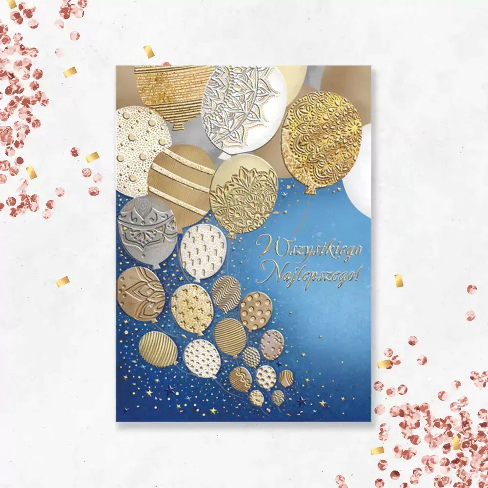 karnet-zlote-balony-stan-nowy