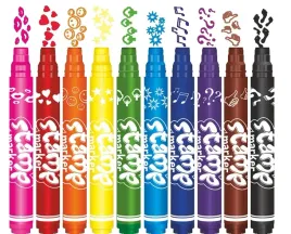 colorino-flamastry-z-pieczatkami-10-szt-36092