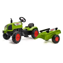 traktorek-claas-zielony-na-pedaly-klakson-przyczepa-2-5-lat-falk