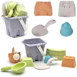 zestaw-do-piasku-w-wiaderku-wieza-8-el-biodegradowalny-dzieci-woopie-green