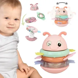 wanka-wstanka-zabawka-sensoryczna-2w1-grzechotka-gryzak-rozowa-woopie-baby