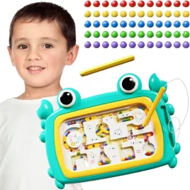 tablica-magnetyczna-montessori-labirynt-krab-turkusowa-woopie-dzieci