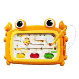 tablica-magnetyczna-montessori-labirynt-krab-pomaranczowa-woopie
