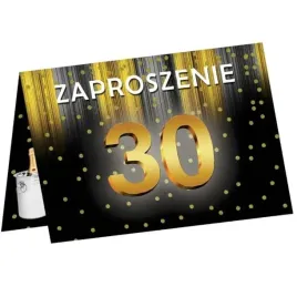 zaproszenia-30-urodziny-szampan-congee-6-szt