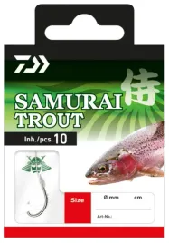 przypon-z-hakiem-daiwa-samurai-trout-60cm-rozmiar-6-zestaw-10-sztuk