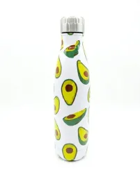 butelka-termiczna-stalowa-500-ml-biala-ze-wzorem-awokado