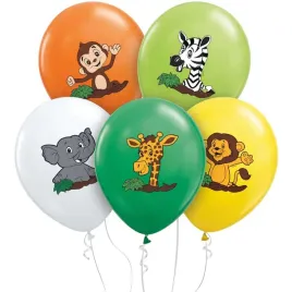 balony-safari-zwierzeta-mix-godan-12-5-szt