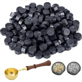 100x-koraliki-woskowe-czarne-zestaw-koralikow-do-odlewania-lyzeczka