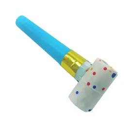 gwizdki-trabki-papierowe-urodzinowe-w-kropki