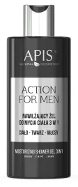 apis-zel-action-for-mennawilzajacy-zel-do-mycia-ciala-3w1-300-ml
