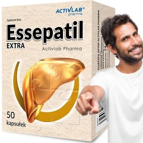 PRAWIDŁOWE FUNKCJONOWANIE WĄTROBY trawienie Activlab Essepatil EXTRA 50 kap