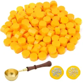 100x-koraliki-woskowe-zolte-zestaw-koralikow-do-odlewania-lyzeczka