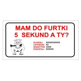 tabliczka-mam-do-furtki-5-sekund-12x24-cm