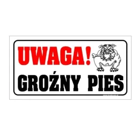 tabliczka-studio-grozny-pies-12-x-24-cm-biala