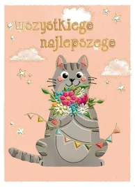 karnet-b6-kot-z-bukietem-brzoskwinia