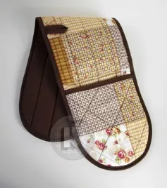 rekawica-podwojna-patchwork-brazowy