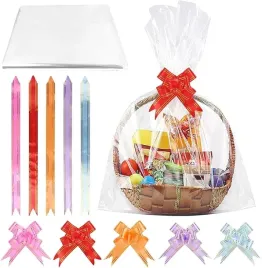 15x-celofanowe-torebki-kolorowe-wstazki-urodziny-swieta-upominki