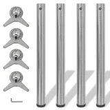 242136-4-height-adjustable-table-legs-brushed-nickel-710-mm