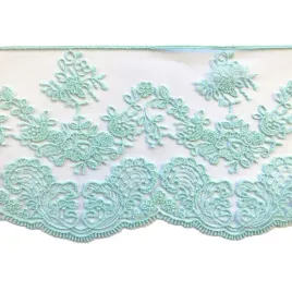 koronka-na-tiulu-b0078-turkusowa-13cm