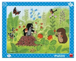krecik-i-przyjaciele-puzzle-ramkowe-krecik-i-poziomki-40-el-32x24-cm