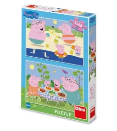 swinka-peppa-puzzle-2w1-peppa-na-wakacjach-2-x-48-el