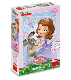 dino-toys-jej-wysokosc-zosia-puzzle-z-diamencikami-zosia-i-kroliczek-200-el