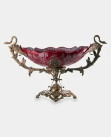 porcelanowa-patera-z-labedziami-czerwona