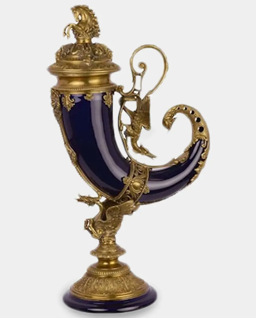 porcelanowy-rog-obfitosci-cornucopia-granat