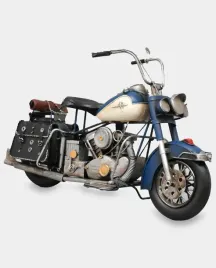motor-chopper-niebieski-model-metalowy