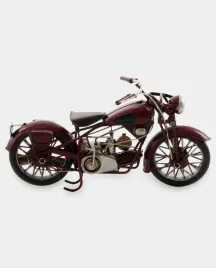motocykl-oldshool-bordowy-model-metalowy
