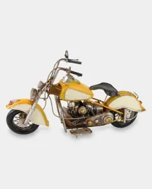 motor-indian-zolty-model-metalowy
