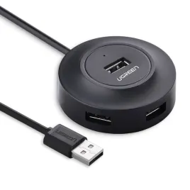 hub-ugreen-cr106-adapter-4w1-4xusb-1m-czarny