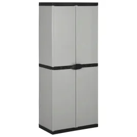szafa-ogrodowa-z-3-polkami-szaro-czarna-68x40x168-cm