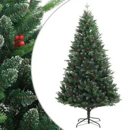 sztuczna-choinka-zawiasowa-z-czerwonymi-jagodami-240-cm