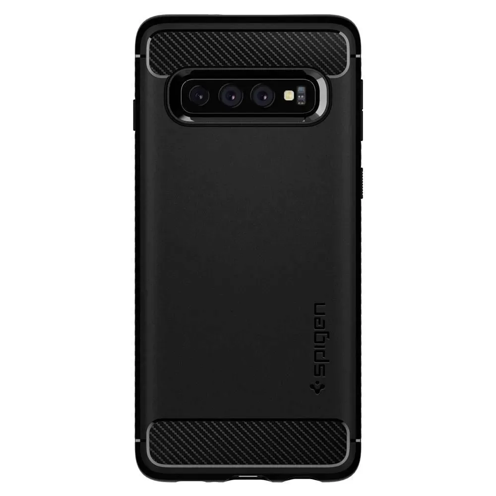 spigen-rugged-armor-galaxy-s10-matte-black