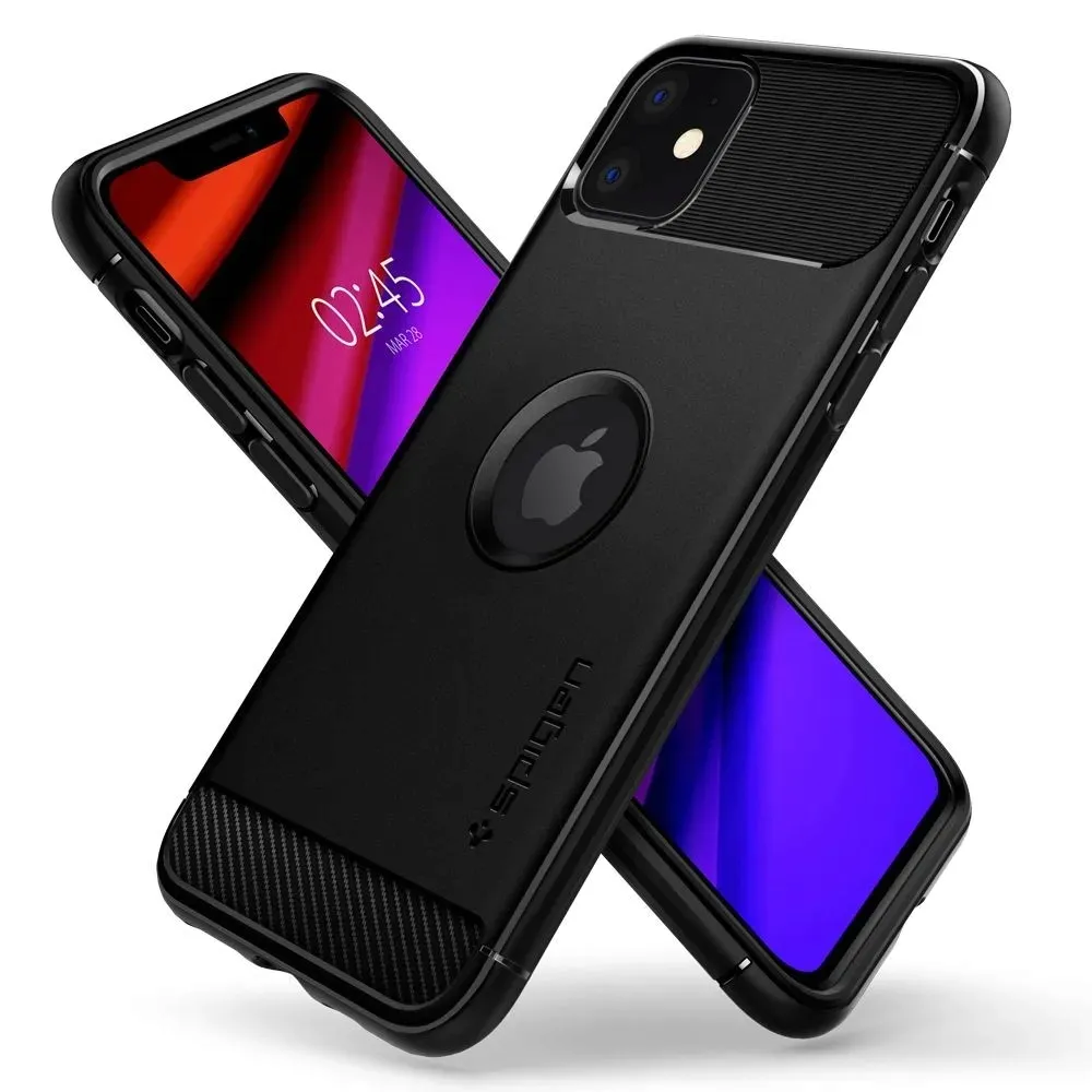 spigen-rugged-armor-iphone-11-matte-black