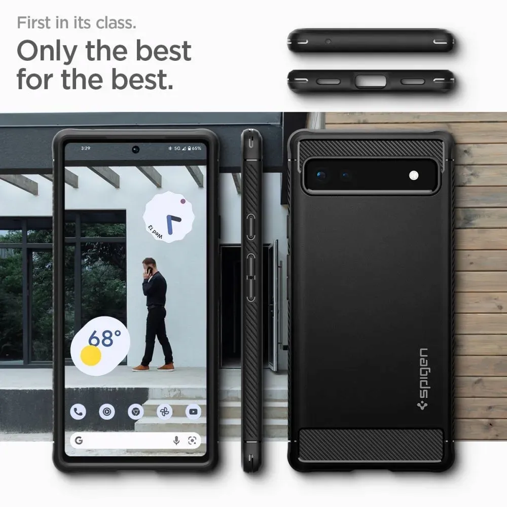 spigen-rugged-armor-google-pixel-6a-matte-black