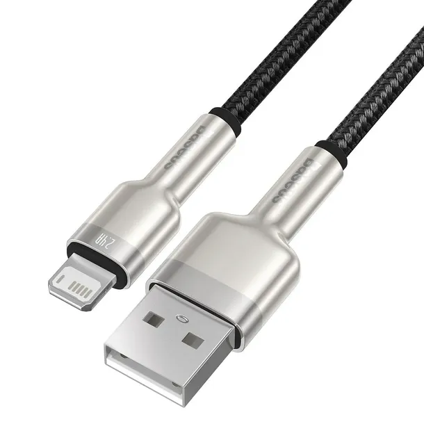 kabel-usb-do-lightning-baseus-cafule-2-4a-2m-czarny-stan-nowy