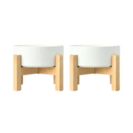 miska-spunkyjunky-ceramiczna-biala-z-bambusowym-stojakiem-850-ml