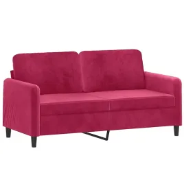 sofa-2-osobowa-winna-czerwien-140-cm-tapicerowana-aksamitem