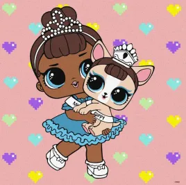 malowanie-po-numerach-lol-surprise-40x40cm