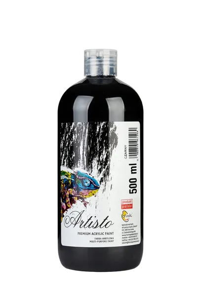 Farba Akrylowa Artisto Premium Acrylic 500 ml Czarna
