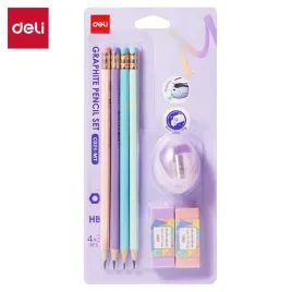 deli-zestaw-olowek-hb-4szt-gumka-2-temperowka-1-seria-macaron-blister