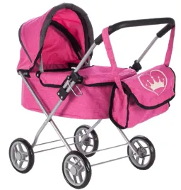 wozek-dla-lalek-gleboki-z-torba-ksiezniczka-rozowy
